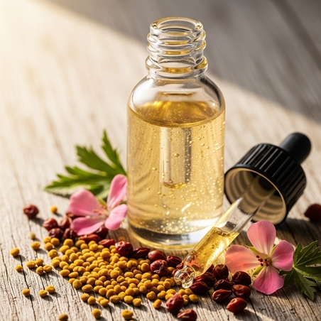 Нощен регенериращ серум с пчелен прашец: Тайната на сияйната кож