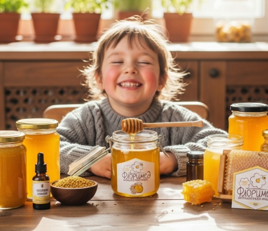 Естествена подкрепа за имунитета на децата с пчелни продукти