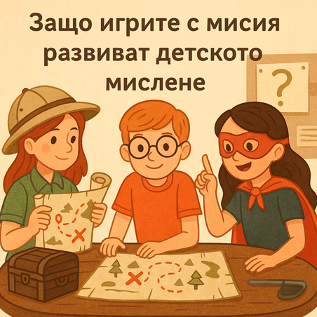 Защо игрите с мисии развиват детското мислене