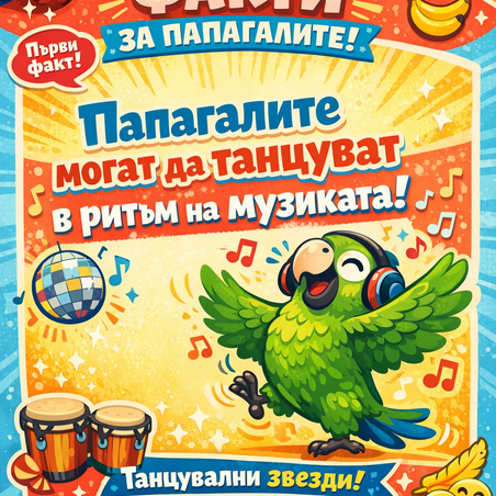 ЗАБАВЕН ФАКТ ЗА ПАПАГАЛИТЕ