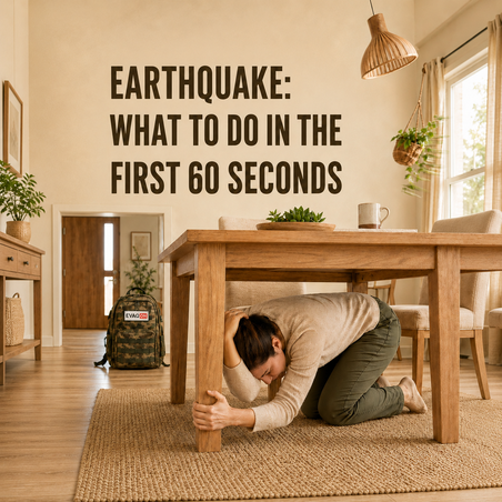 Earthquake: what to do in the first 60 seconds