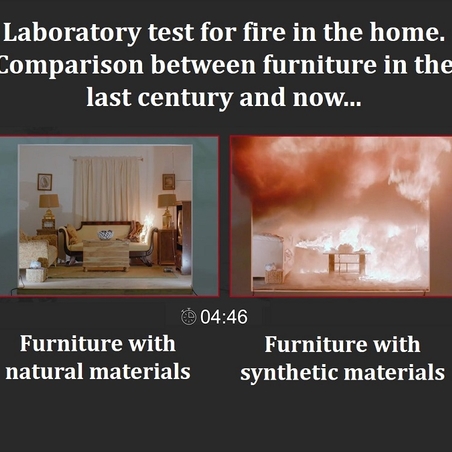 You only have 3 minutes! Why do modern fires kill 5 times faster