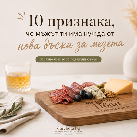 10 признака, че мъжът ти има нужда от нова дъска за мезета