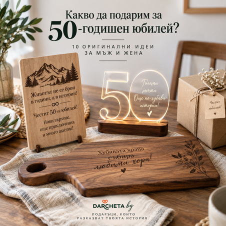 Какво да подарим за 50-годишен юбилей? 10 оригинални идеи за мъж