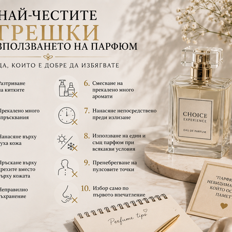 Най-честите грешки при използването на парфюм – 10 неща, които е
