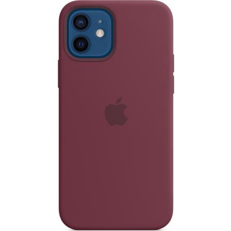 Клип-кейс Apple Silicone Case with MagSafe для iPhone 12/12 Pro Сливовый