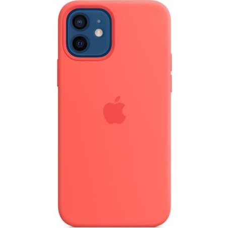 Клип-кейс Apple Silicone Case with MagSafe для iPhone 12/12 Pro «Розовый цитрус»