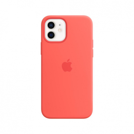 Клип-кейс Apple Silicone Case для iPhone 12 Pro Max «Розовый цитрус»