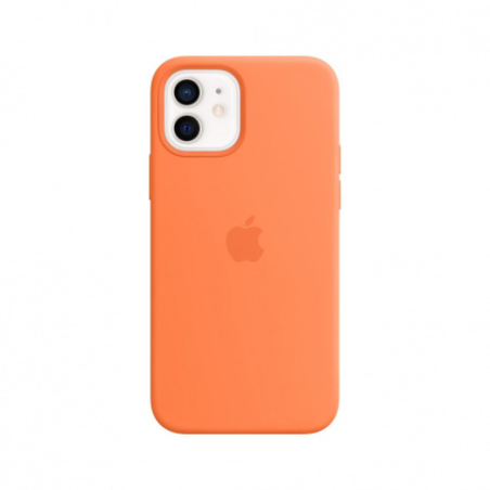 Клип-кейс Apple Silicone Case  для iPhone 12 Pro Max «Кумкват»