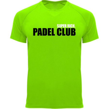 PADEL T-SHIRT I SUPER RICH. X PADEL CLUB