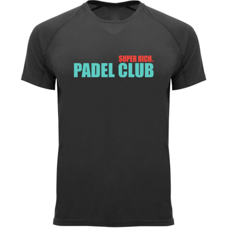 PADEL T-SHIRT I SUPER RICH. X PADEL CLUB