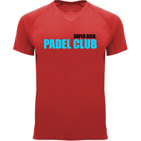 PADEL T-SHIRT I SUPER RICH. X PADEL CLUB