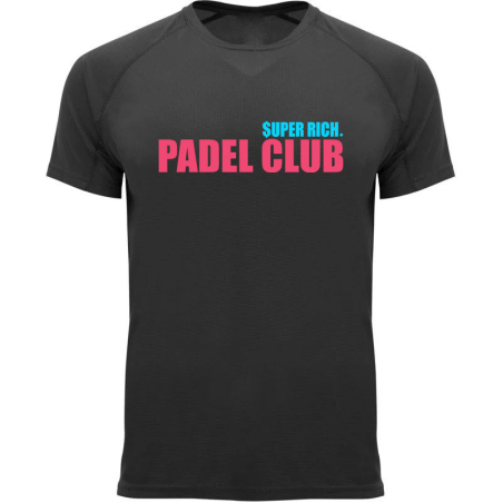 PADEL T-SHIRT I SUPER RICH. X PADEL CLUB