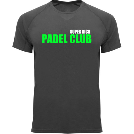 PADEL T-SHIRT I SUPER RICH. X PADEL CLUB