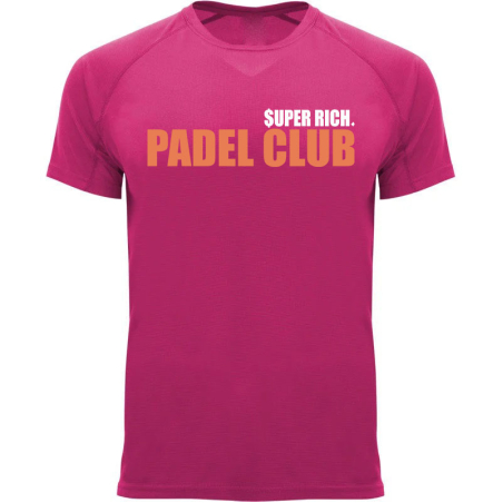 PADEL T-SHIRT I SUPER RICH. X PADEL CLUB