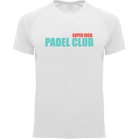 PADEL T-SHIRT I SUPER RICH. X PADEL CLUB