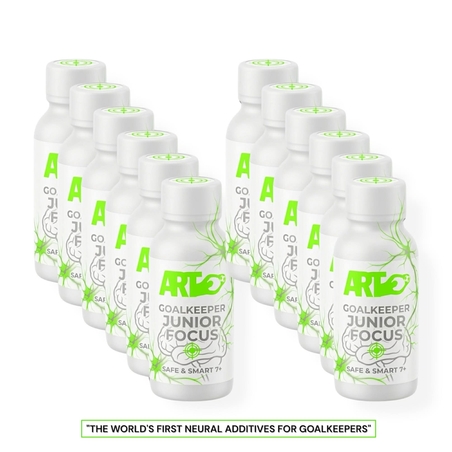 (PACK OF 12) ART GOALKEEPER JUNIOR FOCUS I ART GOALKEEPER & NUTREND BULGARIA I SUPER RICH X VLADIMIR MANOLKOV GOALKEEPER TRAINING SCHOOL