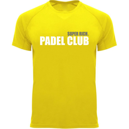 PADEL T-SHIRT I SUPER RICH. X PADEL CLUB