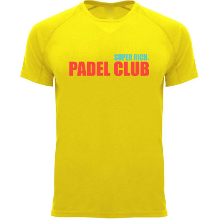 PADEL T-SHIRT I SUPER RICH. X PADEL CLUB