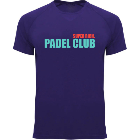 PADEL T-SHIRT I SUPER RICH. X PADEL CLUB