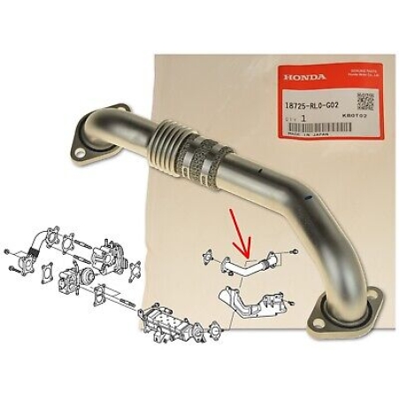 Тръба за егр за ХОНДА ЦРВ HONDA CR-V EGR  18725-RL0-G02 18725RL0G02 OEM HONDA