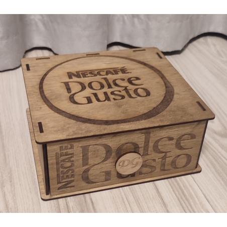 ПОСТАВКА ЗА КАФЕ МАШИНА С ЧЕКМЕДЖЕ ЗА КАФЕ КАПСУЛИ DOLCE GUSTO