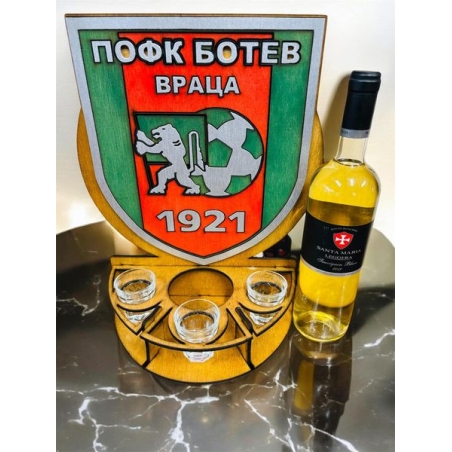 Тематичен мини бар за бутилка алкохол- Ботев Враца