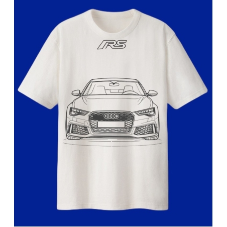 Мъжка памучна тениска – Audi A6 2016 RS