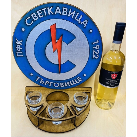 Тематичен мини бар за бутилка алкохол- Светкавица Търговище