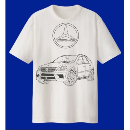 Мъжка тениска – Mercedes ML 2011 AMG