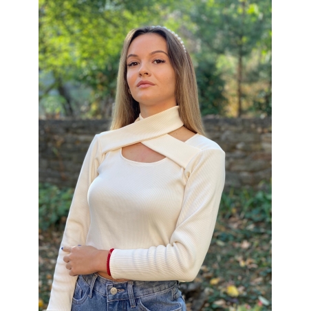 ЩРИК БЛУЗА ЦВЯТ ШАМПАНСКО
