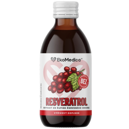 РЕСВЕРАТРОЛ  (Vitis vinifera)+(Rosa canina) - 100%Течна хранителна добавка 250 мл