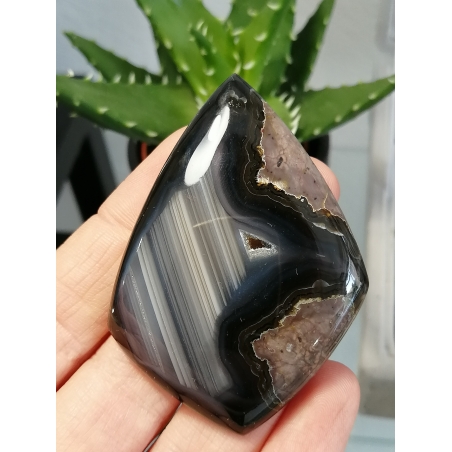 Кабошон от Български Ахат - Литофиза