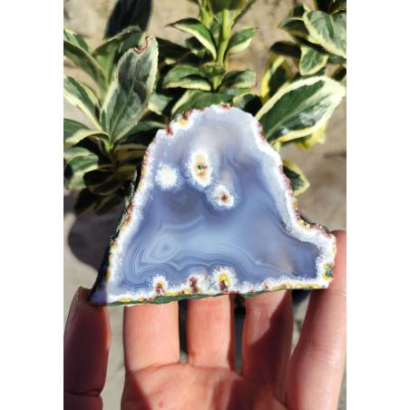 Български Ахат със Зеолит и Селадонит