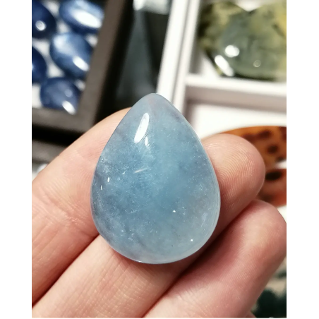 Кабошон Аквамарин