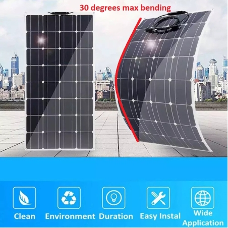 100w гъвкав соларен панел 19v