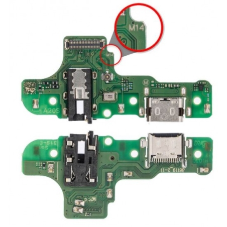 Борд + блок захранване Samsung A20S