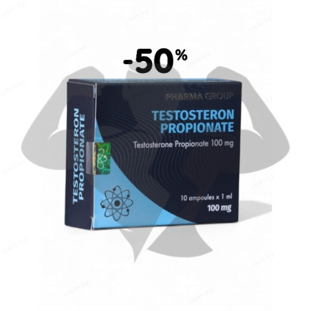 Testosterone propionate, 10 ampoules of 100 mg.