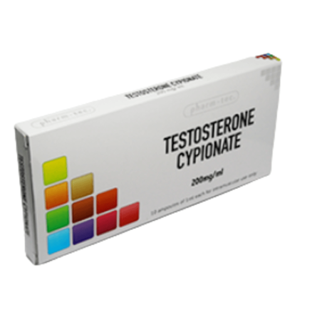 Pharm-tec. Testosterone Cypionate 200 mg / ml 10 amp