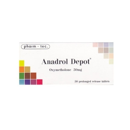 Pharm-tec. Anadrol Depot 50 mg 30 tabs