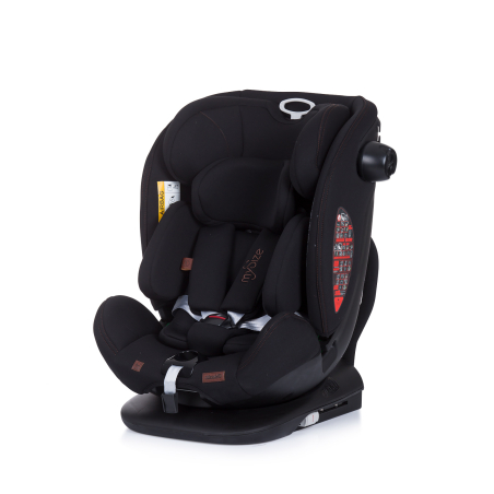 Chipolino  Столче за кола 360 I-size ISOFIX 40-150 MY SIZE Черно