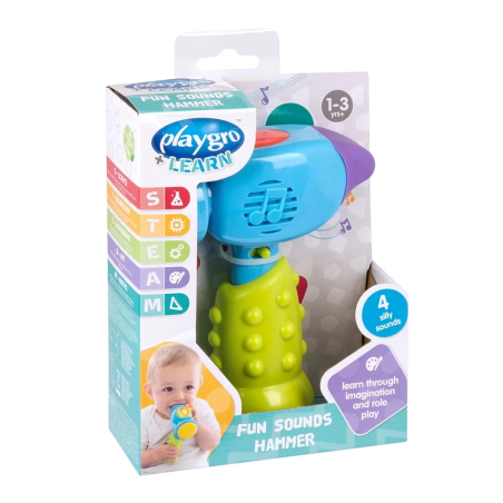 PLAYGRO АКТИВНА ИГРАЧКА СЪС СВЕТЛИНА И ЗВУЦИ ЧУК 12-36М