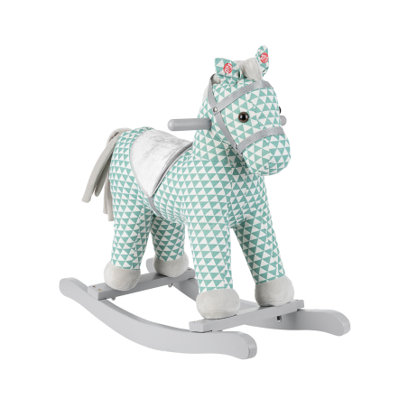 KikkaBoo Люлеещо конче със звук Green Horse