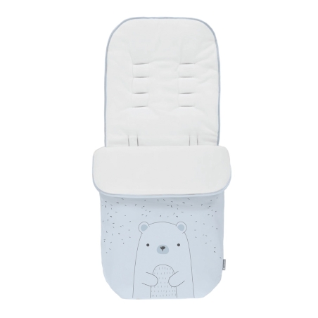 Чувалче за количка Polar Bear Blue