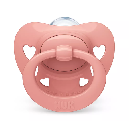 NUK Биберон Залъгалка Силикон 0-16 месеца 1 Брой Signature с Кутия