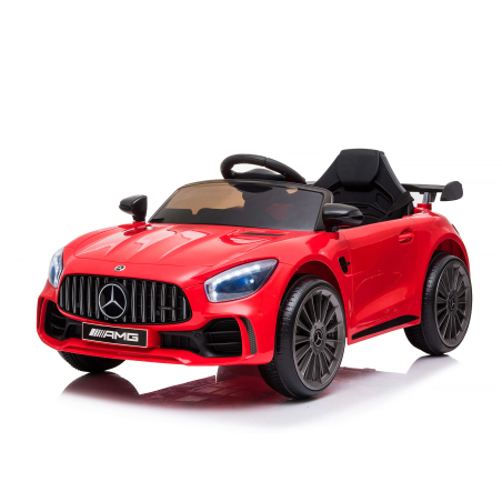 Chipolino  Електрическа кола Mercedes-Benz GTR AMG Червена EVA