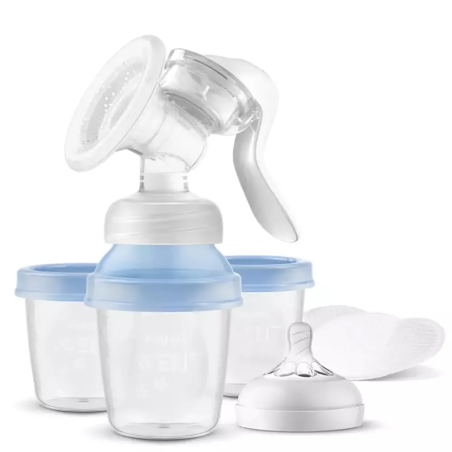 Philips Avent Natural Motion Ръчна Помпа за Изцеждане на Кърма с Чаши VIA