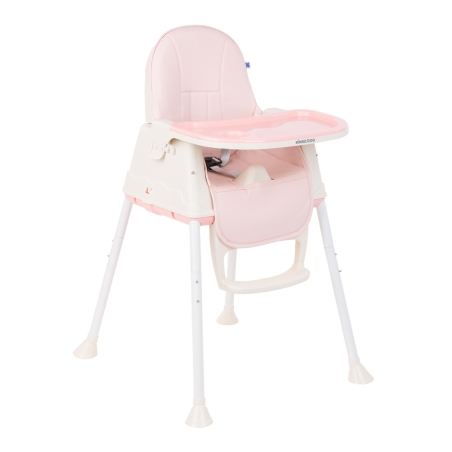 Стол за хранене 3в1 Creamy Pink