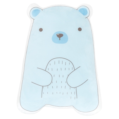 Плюшена възглавница-играчка Bear with me Blue