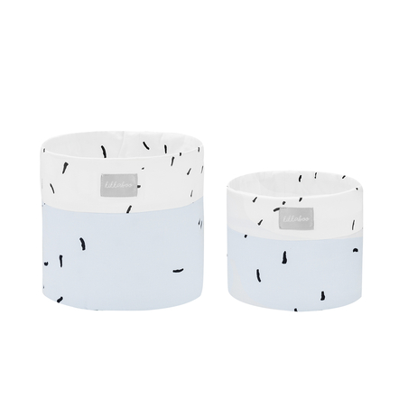 Комплект кош за аксесоари 2 бр - 22см и 18см Bear with me Blue